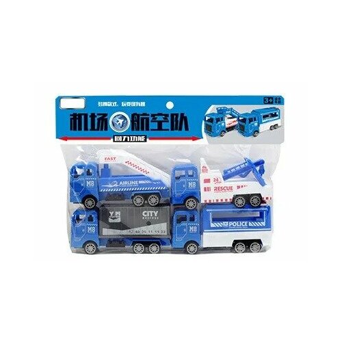 Набор машинок /Спецтехника/ в наборе 4 маш 13*4,5*7см, размер упаковки 26*19