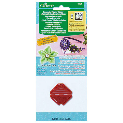 Шаблон для изготовления цветов (остроконечные лепестки, сверхмалый размер) / Clover, артикул 8491