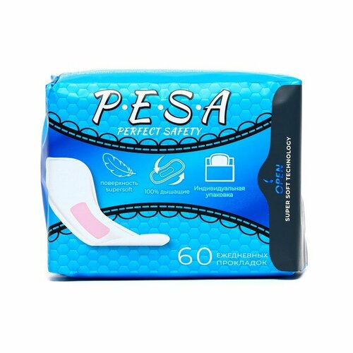 Прокладки ежедневные PESA, 60 шт. 9543335