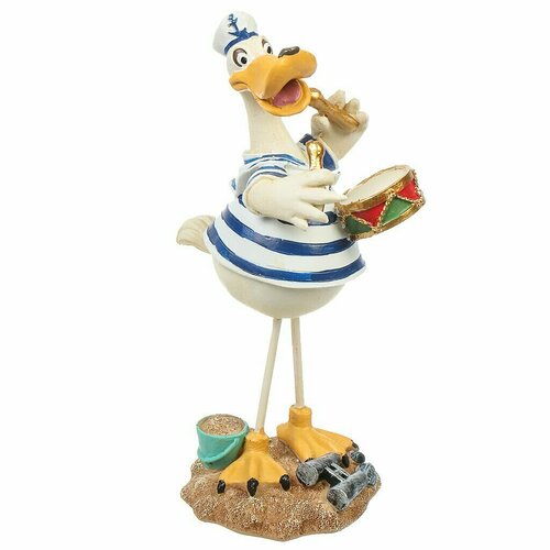 Фигурка декоративная Гусь в тельняшке, 14х9х21 см, в ассортименте, Y4-6699