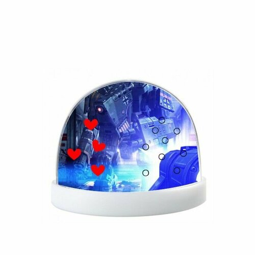 Водяной шар Wolfenstein, Вольфенштайн №10, Блестки-сердечки