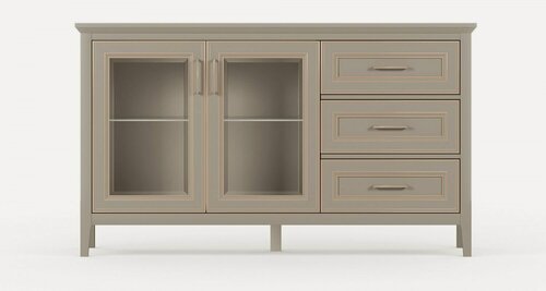 Изображение товара Тумба Black Red White Классик / Classic KOM2W3S (Глиняный серый)