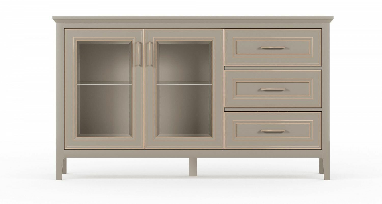 фото Тумба Black Red White Классик KOM2W3S (Глиняный серый)