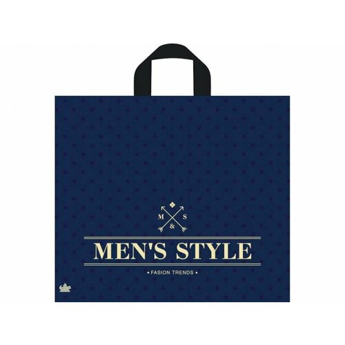 Пакет полиэтиленовый с петлевой ручкой Менс стиль 34x40 см 140₽