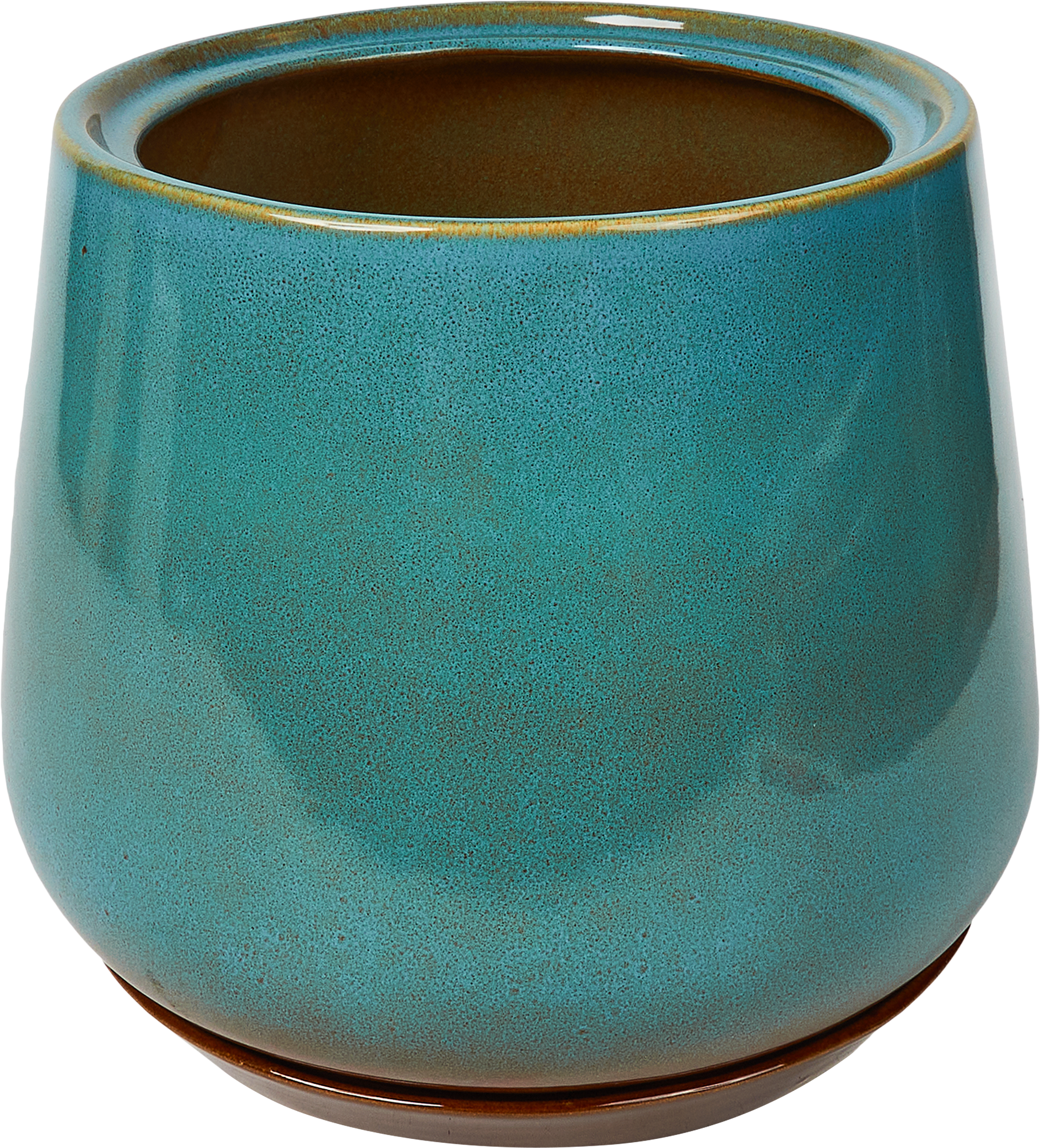 фото Горшок цветочный Gonchar Скарлет №2 Люкс ø19 h22 v5.5 л керамика голубой