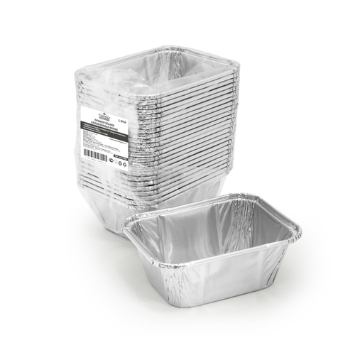 Форма алюминиевая для запекания 250мл 114х89х42мм G-край без крышки уп/25шт