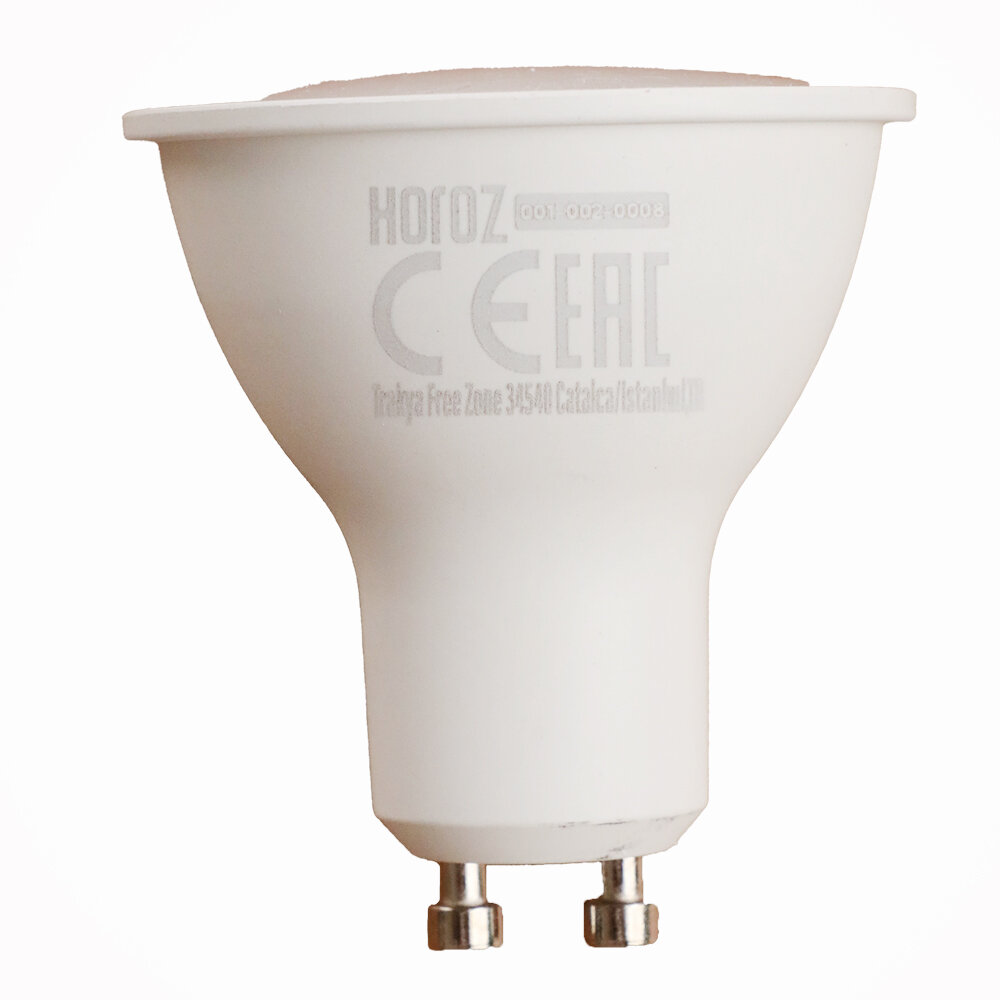 Светодиодная лампа HOROZ 8 Вт GU10 холодный свет