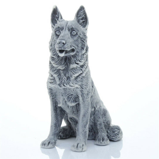 Статуэтка из камня "Овчарка малая". Фигурки собак