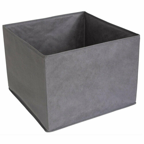 Короб для хранения Attache, размер 40х40х30см, серый, с молнией, 1871092