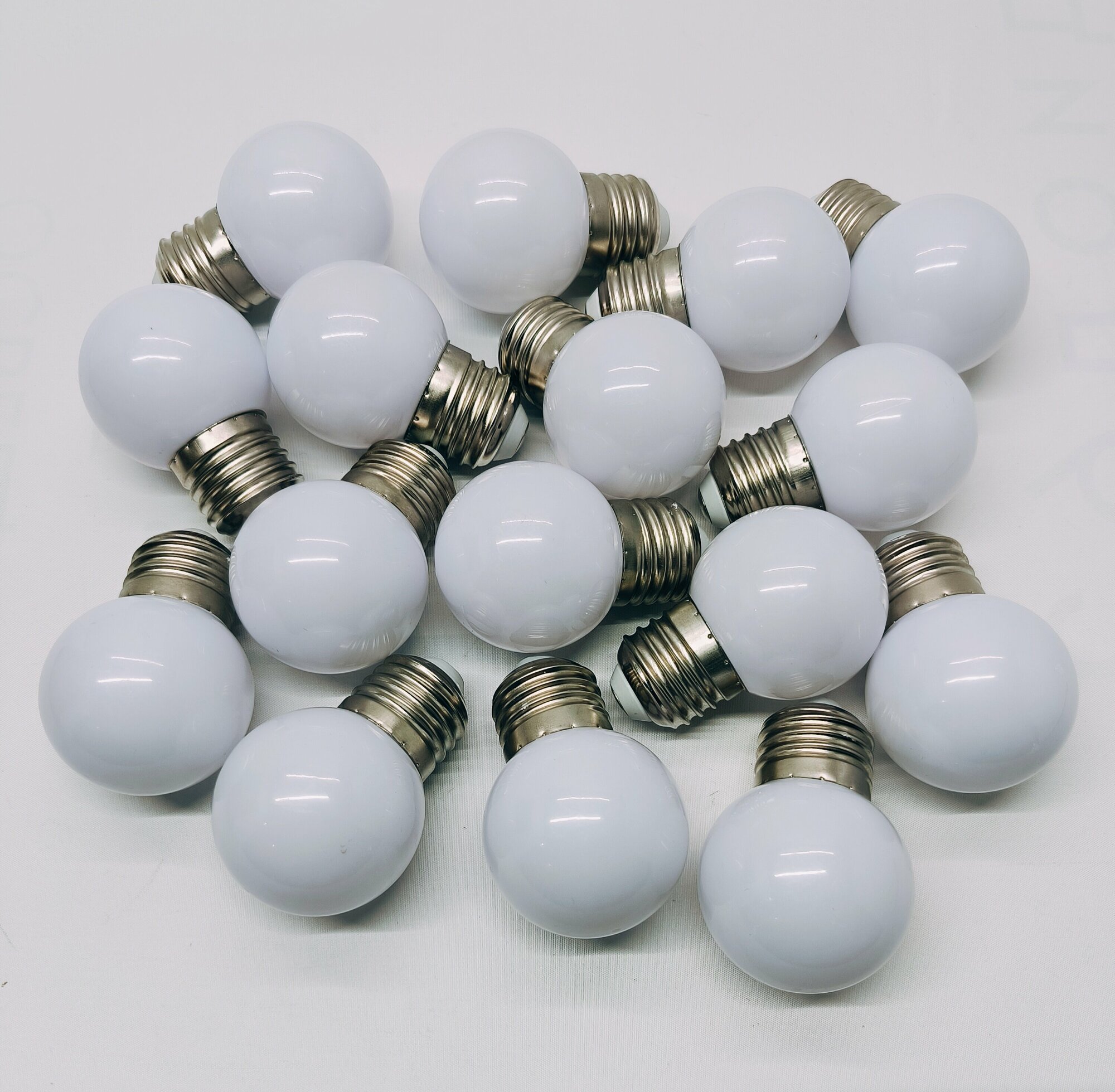 Лампы шарик для гирлянды белт лайт е27 набор 16ть штук 6500K