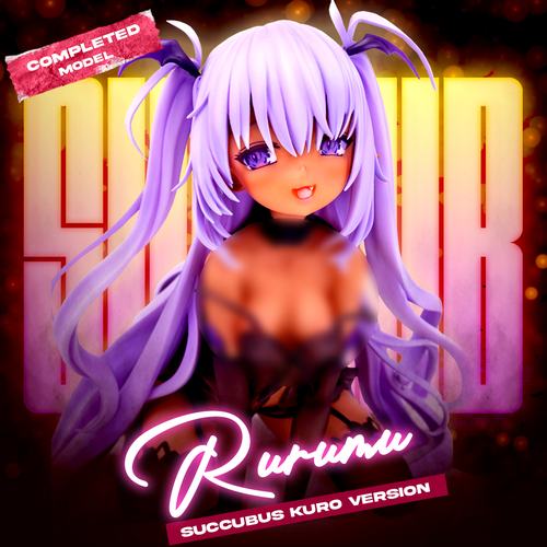 Аниме фигурка Succubus Rurumu Kuro Version 13 см