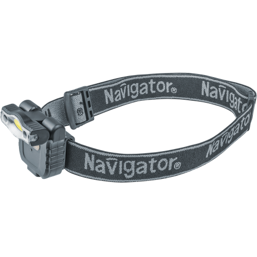 фото Светодиодный налобный фонарь navigator npt-h27-accu cob 3вт, li-pol 3.7в 0,5ач