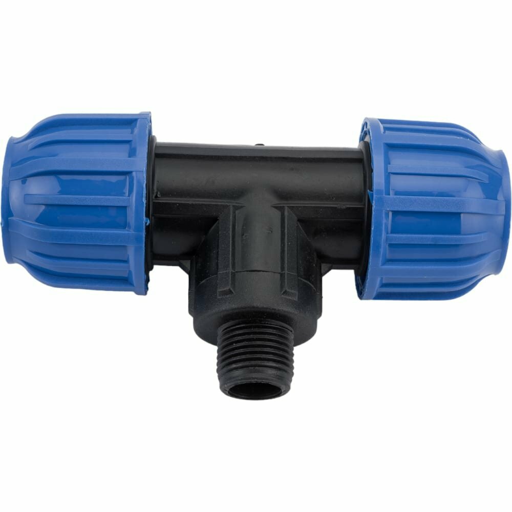тройник с наружной трубной резьбой pn 16 d 25x1/2" Политэк - фото №3