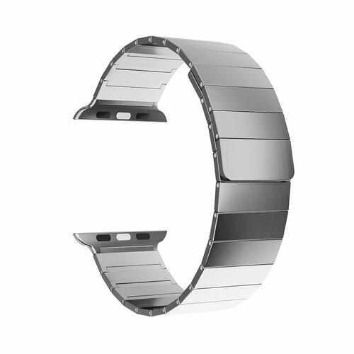 Ремешок Lyambda Callisto для Apple Watch 42-49 мм Silver ремешок lyambda keid ds apg 02 40 sl silver