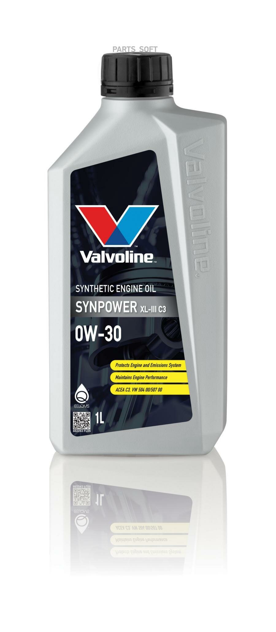 VALVOLINE 882243 моторное масо SYNPOWER XL-III C3 0W30 1
