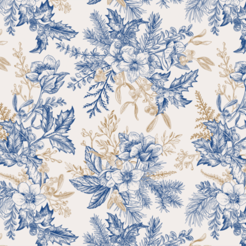 Изображение товара Самоклеящаяся антивандальная пленка для декора мебели и кухонных фартуков. "Зимний узор" (155х60 см.)