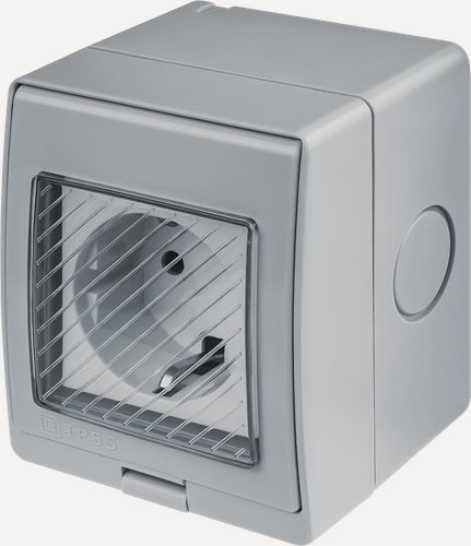 Изображение товара Умная розетка-переходник Navigator 93 230 NSH-ST-03 с таймером, 16А, с заземлением, IP 55