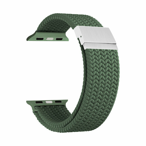 Ремешок Lyambda Pleione для Apple Watch 42-49 мм Green ремешок lyambda meridiana 38mm черный белый