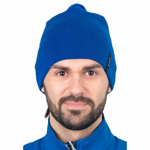 фото Шапка moaxsport, размер onesize, синий