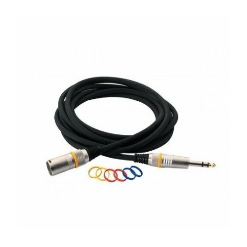 Кабель аудио 1xJack - 1xXLR Rockcable RCL 30383 D6 M BA