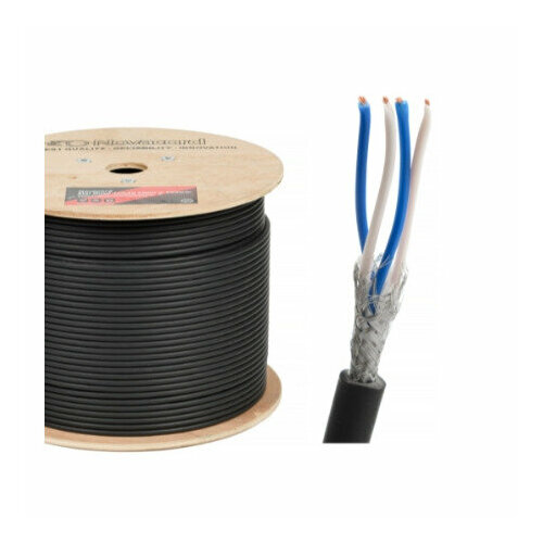 Кабель микрофонный в нарезку Novacord Star Quad 4x0,20 FRNC-C 300DW, 1 м