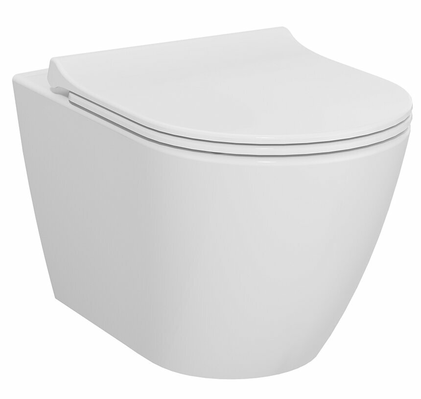фото Унитаз подвесной Vitra Sanibelle 355х540х400 безободковый, белый 7551B003-0075