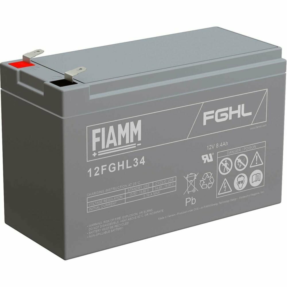 FIAMM Аккумуляторная батарея 12В - 8,4Ач 12FGHL34