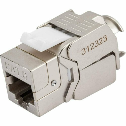 Hyperline KJ8-8P8C-C6-180-TLS-SH-F-WH  Keystone Jack RJ-45 8P8C ,  6,  426188