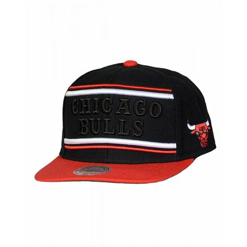 фото Бейсболка mitchell & ness, размер one size fits all, красный, белый
