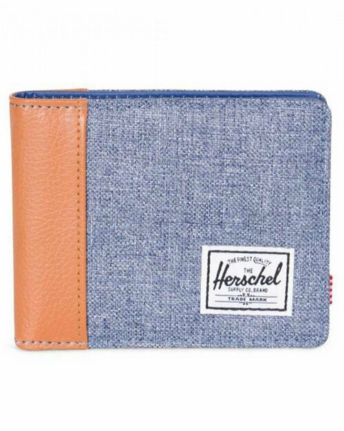 Бумажник Herschel, коричневый, голубой