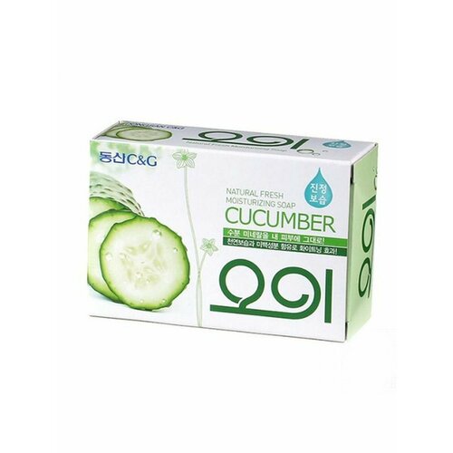 CLIO New Cucumber Soap Мыло туалетное огуречное 100 г clio мыло туалетное apricot soap 100g