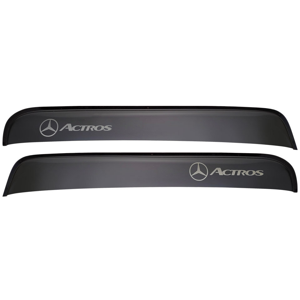 Дефлекторы боковых окон дверей Mercedes Benz Actros прямой комплект 2шт.