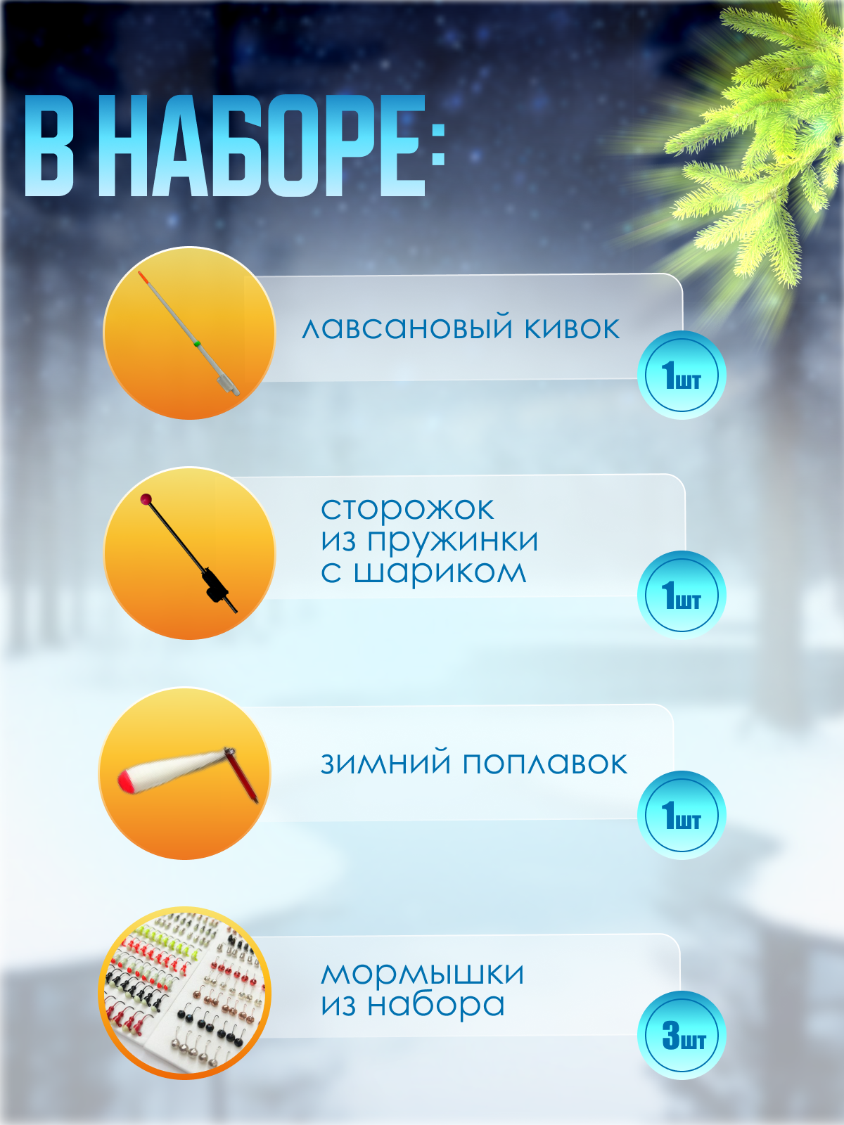 Подарочный набор для зимней рыбалки 9 в 1 — фото 5