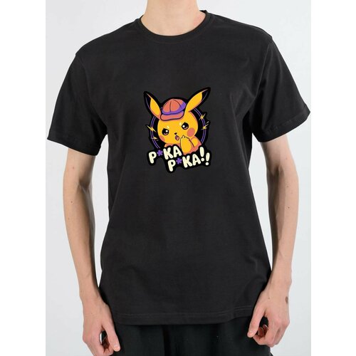 фото Футболка, размер s, черный yoha print