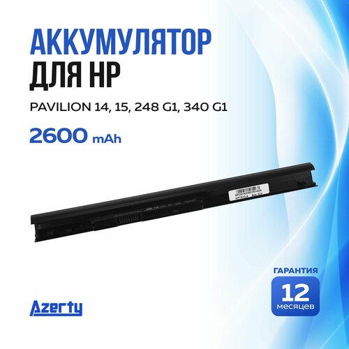 аккумулятор для hp 15 n 14 n 14 8v 2200mah серебро p n la04 lao4 tpn q129 tpn q130 tpn q131 Аккумулятор LA04DF для HP Pavilion 14 / 15 / 248 G1 / 350 G1 (LA03, TPN-Q130) 14.8V 2600mAh