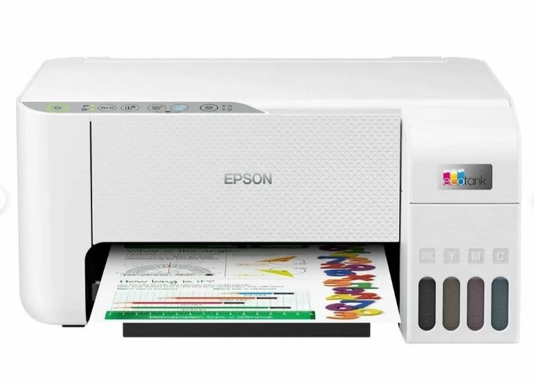 МФУ струйный Epson L3256 A4 WiFi USB серый