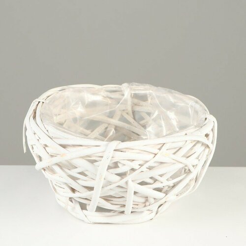 SUI Кашпо 19x12 см ива белое 706₽