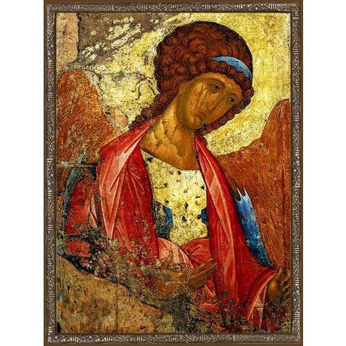 Икона Архангел Михаил (Андрей Рублев) на дереве архангел михаил андрей рублев икона на доске 8 10 см