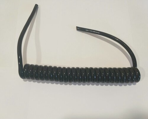 Изображение товара Спиральный кабель полиуретановый 3х2.5/300-1500мм черный