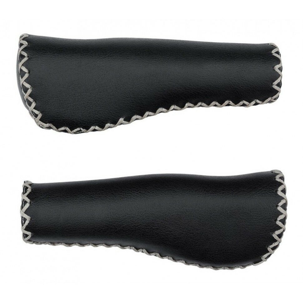 фото Грипсы KLS HOLLANDGRIP чёрные, анатомические, 132мм, закрытый конец