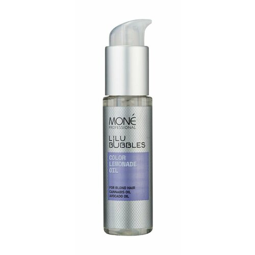 Восстанавливающее масло для осветленных волос Mone Professional Lilu Bubbles Color Lemonade Oil