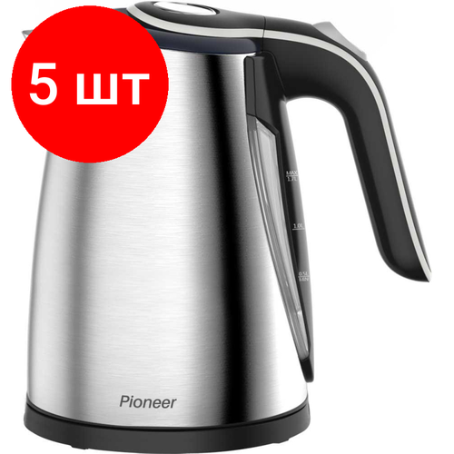 Комплект 5 штук Чайник Pioneer KE562M металлчерный 1816500₽