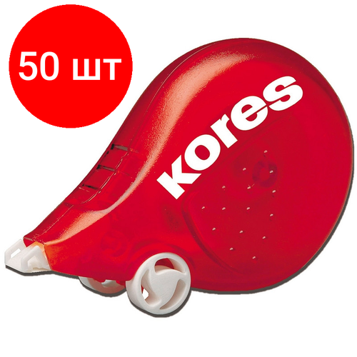 Комплект 50 штук, Корректирующая лента 4.2мм/8 м KORES Скутер 84808/84823