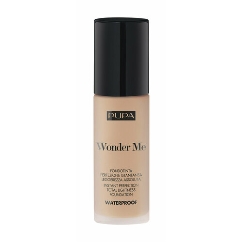 Водостойкий тональный крем 30 Medium Beige Pupa Wonder Me Waterproof Foundation водостойкий тональный крем 9 alabaster pupa wonder me waterproof foundation