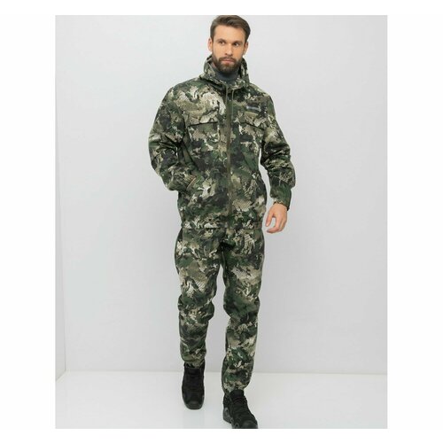 Костюм тактический мужской летний Huntsman Стрелок: туристический, рыболовный, для охоты, ткань смесовая, цвет Тайгер (р.48-50/170-176)