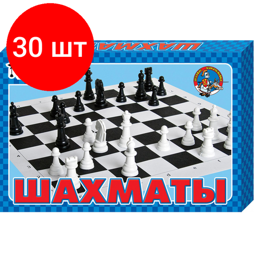 Комплект 30 наб, Настольная игра Шахматы арт.01457