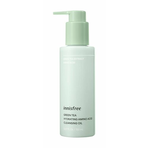 Гидрофильное масло для лица с зелёным чаем и аминокислотами Innisfree Green Tea Hydrating Amino Acid Cleansing Oil innisfree green tea hydrating amino acid cleansing oil