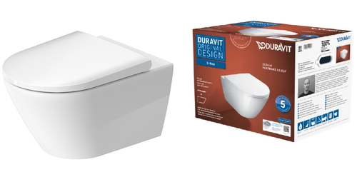 Унитаз Duravit D-Neo подвесной с сиденьем белый 45770900A1