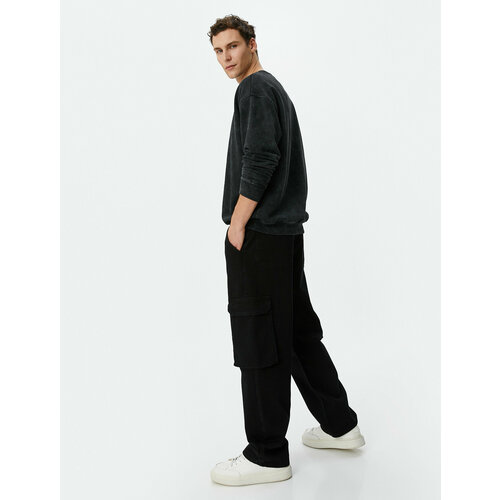 фото Джинсы koton, размер 32/32, черный