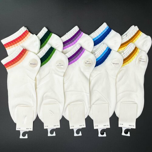 фото Носки , 5 пар, размер 36-41, белый нет бренда